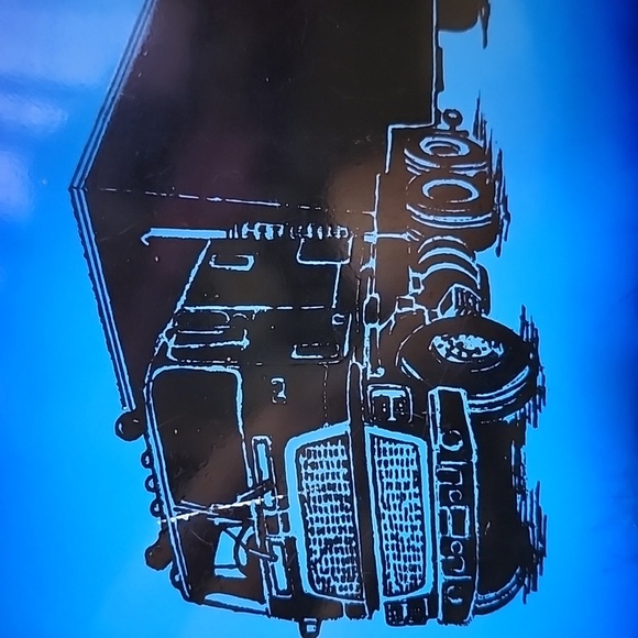 Blue Truck License Plate. Metal. - Picture 2 of 4